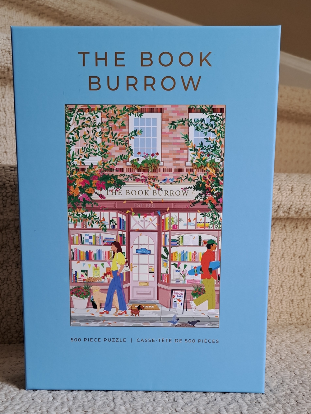 HOBBRY The Book Burrow 500 Piece Jigsaw Puzzle New! Factory Sealed!